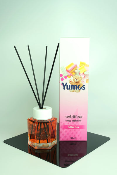 Yumos Odorizant de Cameră cu Bețișoare – Bubble Gum 120ml