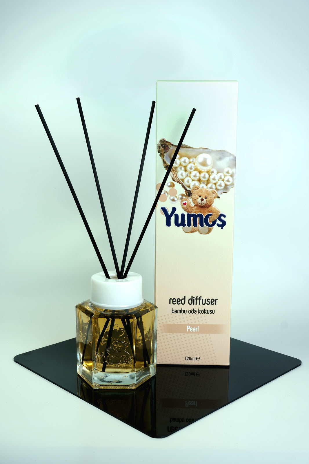 Yumos Odorizant Cameră cu Bețișoare – Pearl 120ml