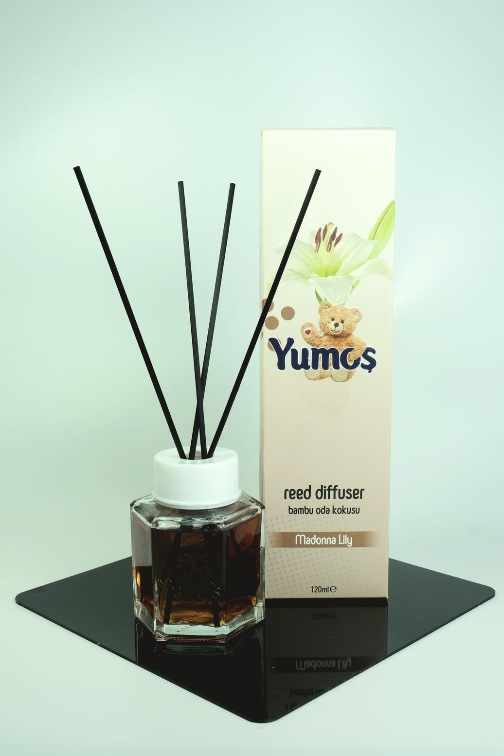 Yumos Odorizant Cameră cu Bețișoare – Medonna Lily 120ml