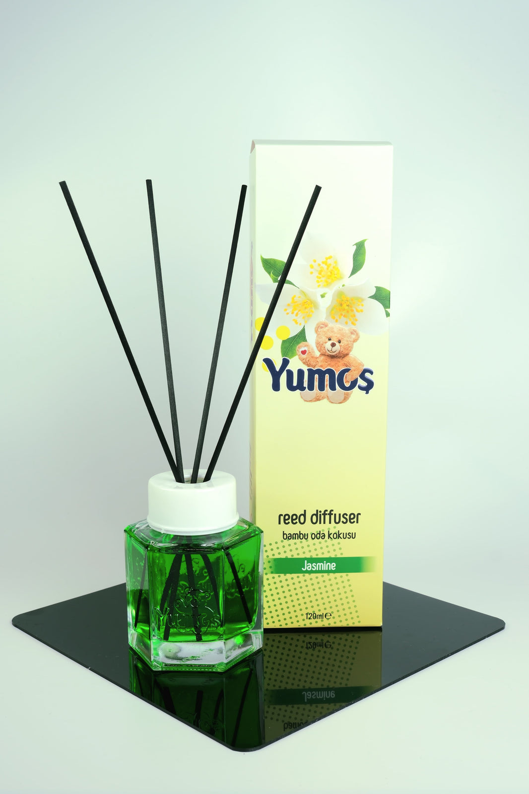 Yumos Odorizant de Cameră cu Bețișoare – Iasomie 120ml