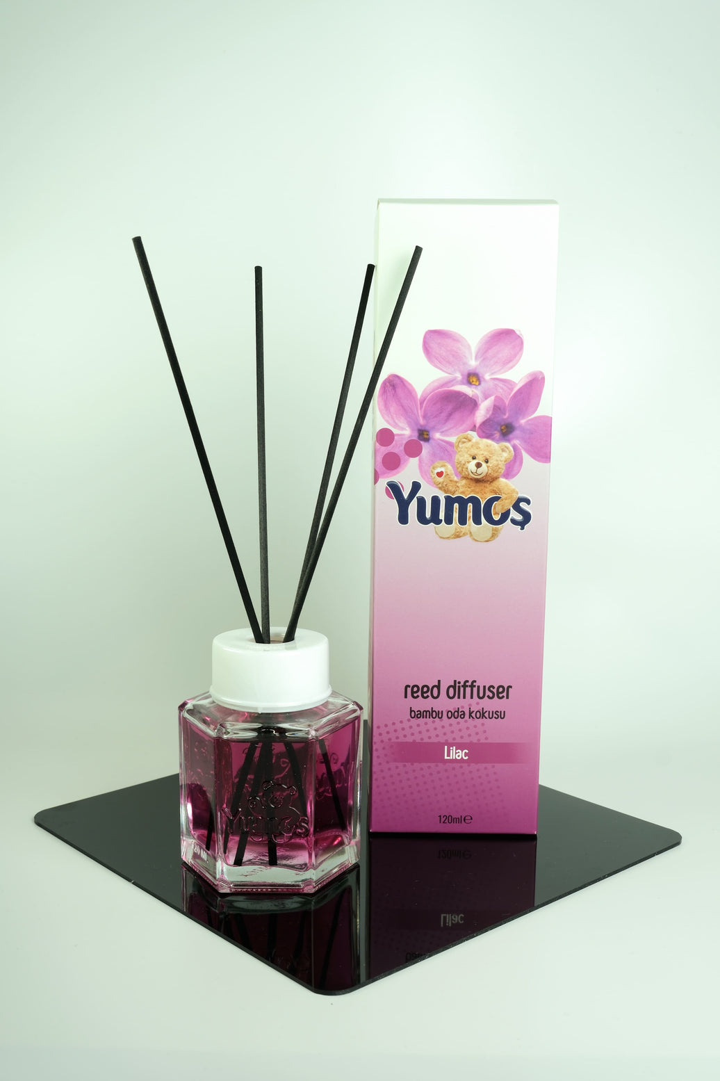Yumos Odorizant de Cameră cu Bețișoare – Liliac 120ml