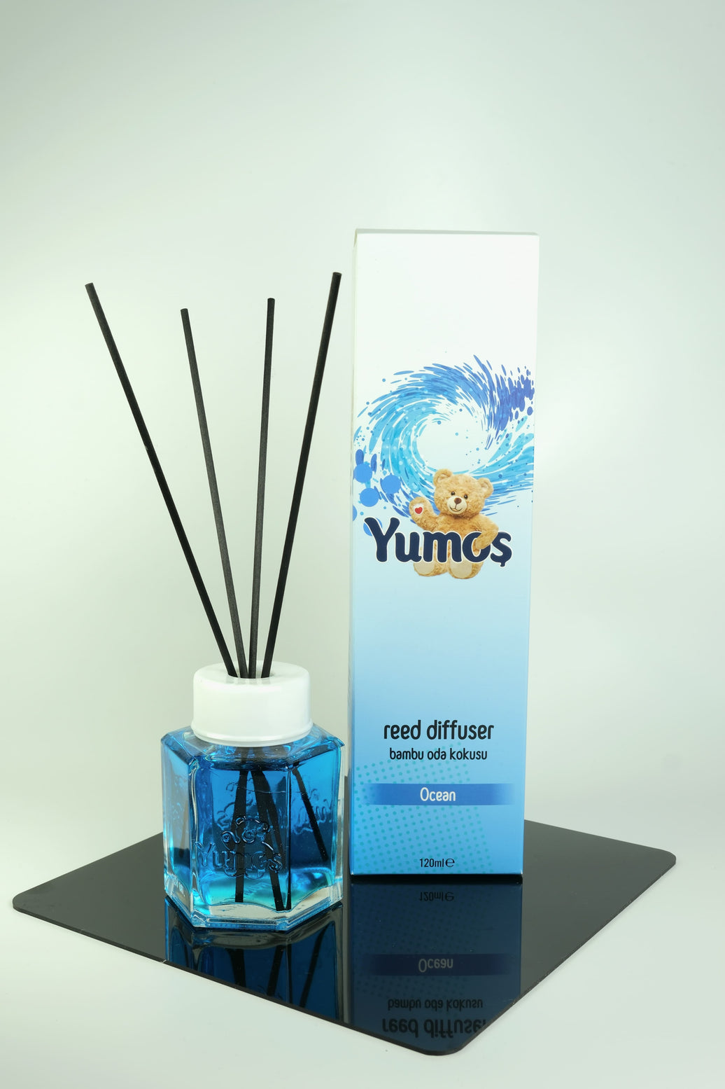 Yumos Odorizant Cameră cu Bețișoare – Ocean 120ml