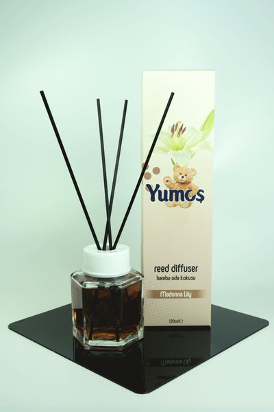 Yumos Odorizant Cameră cu Bețișoare – Medonna Lily 120ml