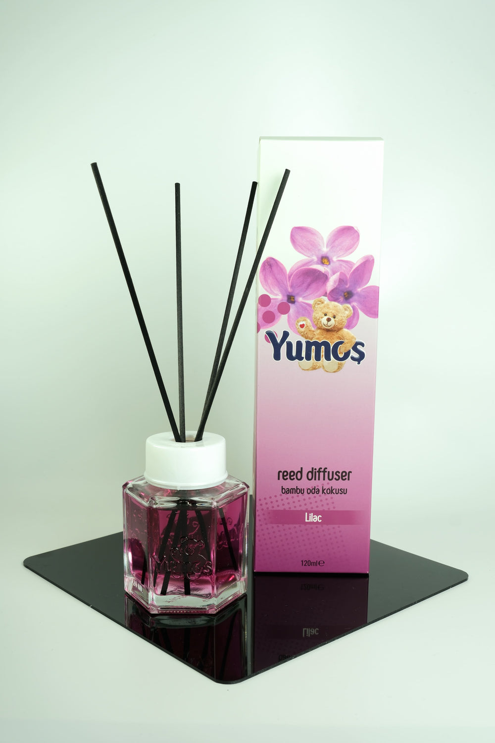 Yumos Odorizant de Cameră cu Bețișoare – Liliac 120ml