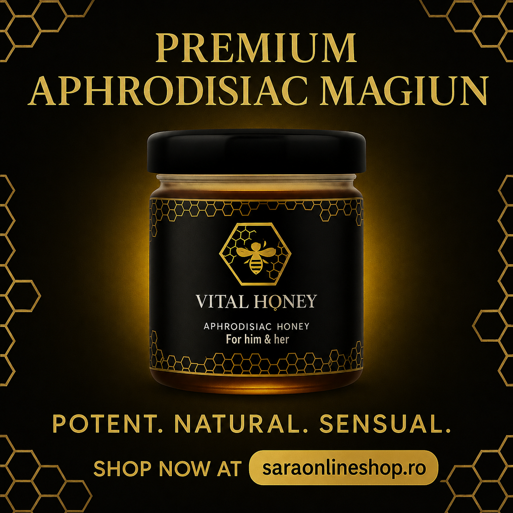 Miere Afrodisiacă Vital Honey 240g Themra – 100% Naturală